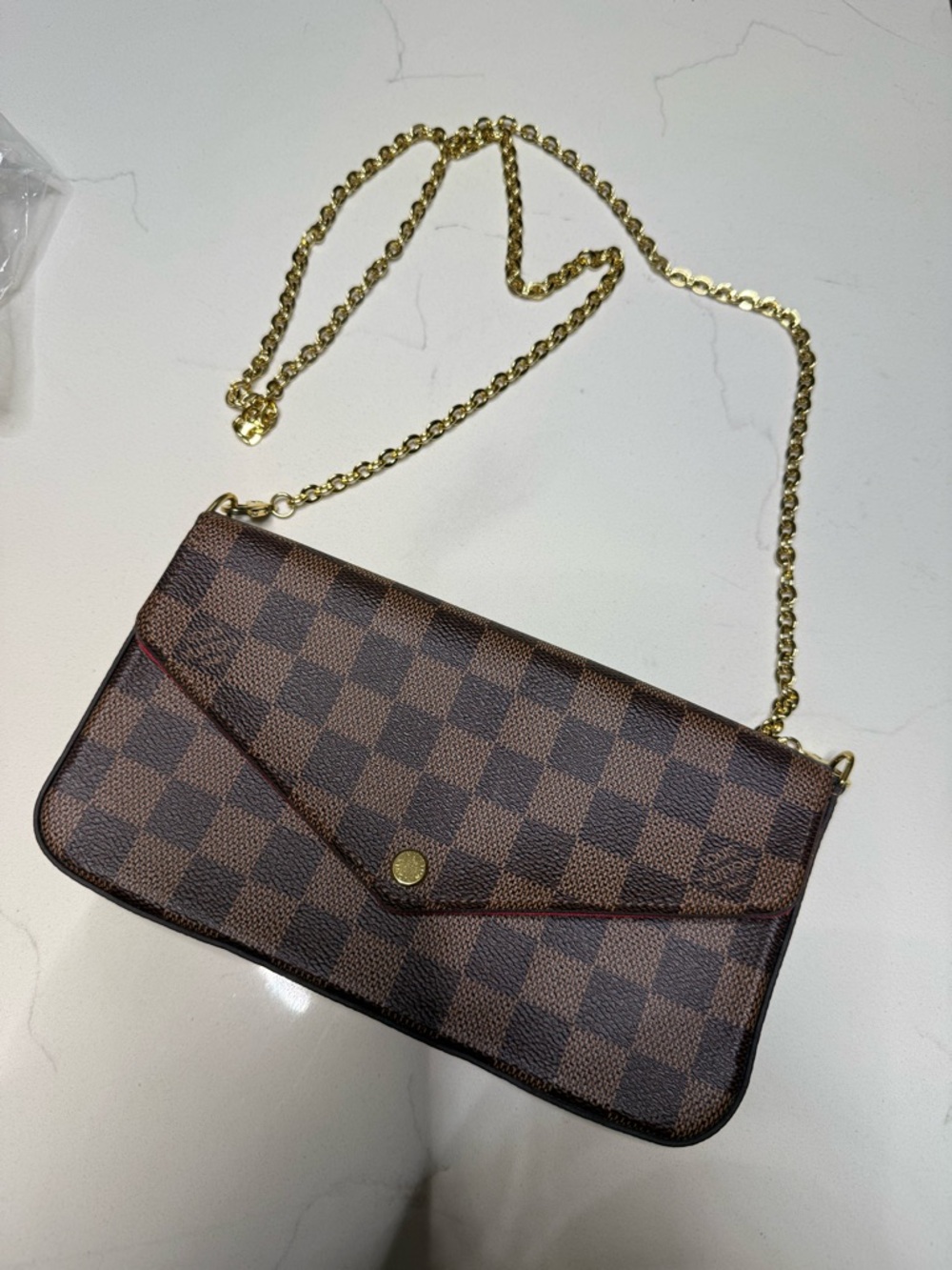 Louis Vuitton Pochette Félicie in Damier Ebene